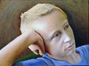 One of my first portraits.  My son Alex.